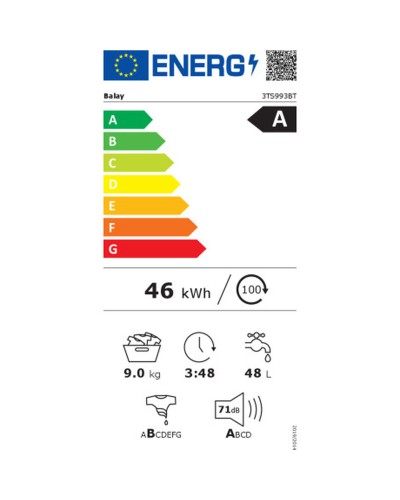 Balay 3TS384BT Washing Machine | 60 cm | 1400 rpm | 8 kg Front Load
